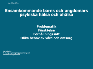 Att samtala med ensamkommande ungdomar Vad behöver man