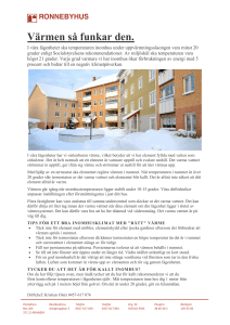Värmen så funkar den.