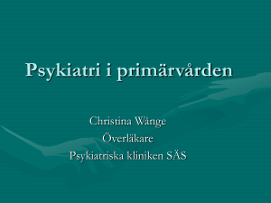 Psykiatri i primärvården