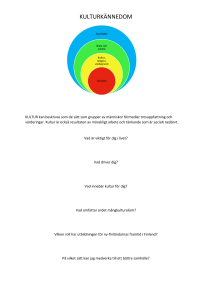 kulturkännedom