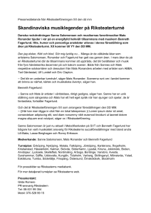 Pressmeddelande från Riksteaterföreningen XX den dd mm