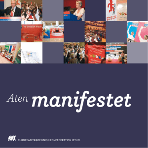 EuropEan TradE union ConfEdEraTion (ETuC)