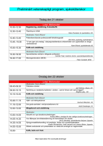 Program sjuksköterskor