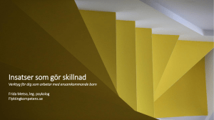 Insatser som gör skillnad
