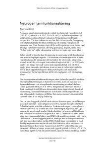 Neurogen tarmfunktionsstörning