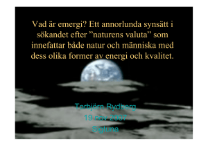 Vad är Emergi? - Exergiakademin i Sigtuna