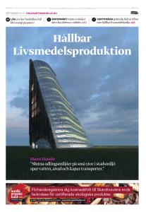 Hållbar Livsmedelsproduktion