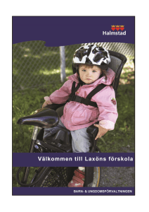 Förslag på mall till Förskolebroschyr
