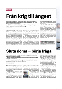 Sluta döma – börja fråga
