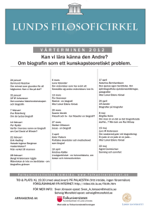 Kan vi lära känna den Andre? Om biografin som