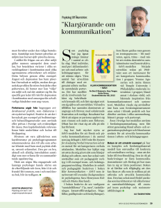 Klargörande om kommunikation”