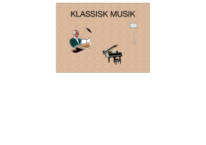 KLASSISK MUSIK