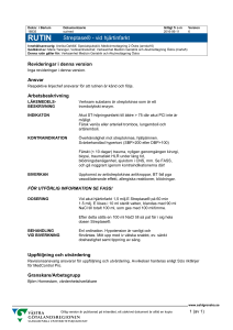 Streptase® - vid hjärtinfarkt
