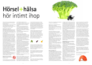 Hörsel och hälsa hör intimt ihop
