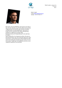 Patriks konsultprofil