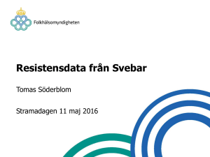 Resistensdata från Svebar