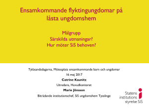 Presentationens rubrik kan skrivas på denna sida