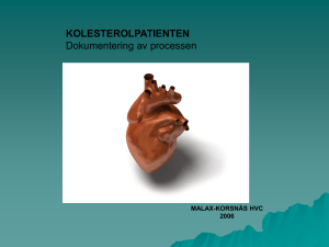 Kolesterolpatientens vårdkedja - Malax