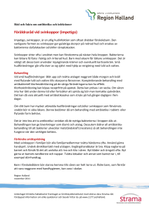 Föräldraråd om svinkoppor