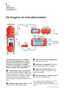 Så fungerar en kokvattenreaktor