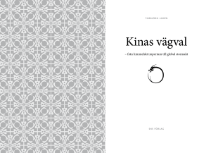 Kinas vägval