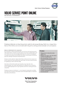 VOLVO SERVICE POINT ONLINE