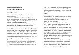 PREDIKAN-Trettondedag Jul 2017