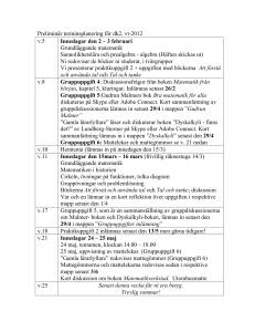 Planering för SÄL-matematik 1 ht-02