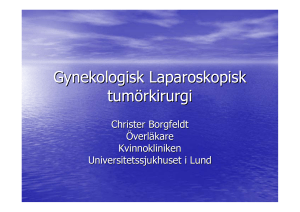 Gynekologisk Laparoskopisk tumörkirurgi