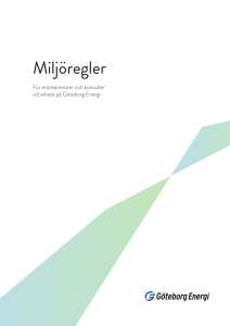 Miljöregler - Göteborg Energi