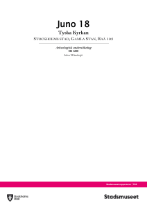 Tyska kyrkan, Stockholms stad, Gamla Stan, RAÄ 103