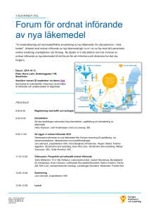Forum för ordnat införande av nya läkemedel