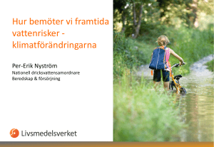Hur bemöter vi framtida vattenrisker