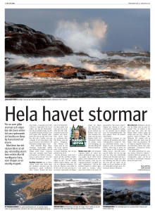 För en som gillar stormar och vågor kan det även