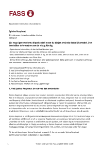 Spiriva Respimat Läs noga igenom denna bipacksedel innan du