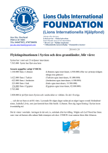 Lions Internationella Hjälpfond - Lions distrikt 101-U