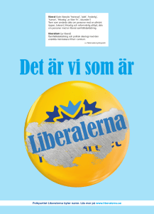 ideologi - Liberalerna