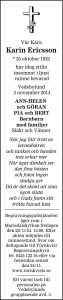 Karin Ericsson - Familjesidan.se