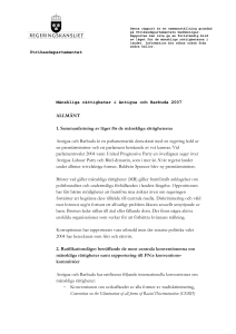 Utrikesdepartementet - Mänskliga rättigheter