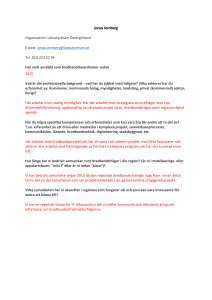 Jonas Jernberg Organisation: Länsstyrelsen Östergötland E