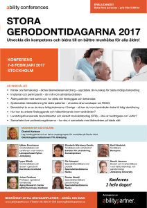 STORA GERODONTIDAGARNA 2017