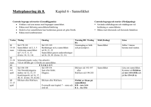 Matteplanering 6 v. 11-15 (-16)
