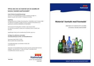 Vill du veta mer om material som är avsedda att