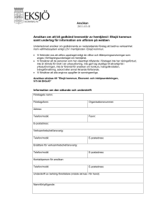 Ansökningsblankett - utförare
