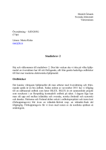 Studiebrev 2 - Háskóli Íslands