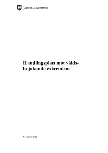 Handlingsplan mot vålds- bejakande extremism