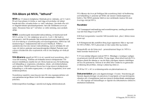 IVA-lakare pa NIVA