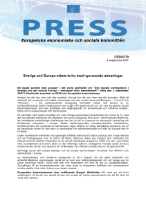 Europeiska ekonomiska och sociala kommittén