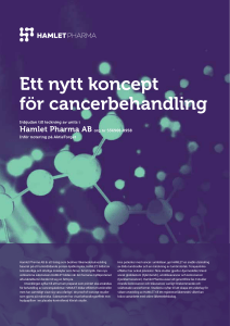 Ett nytt koncept för cancerbehandling