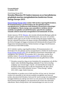 Minesto PR 13 oktober